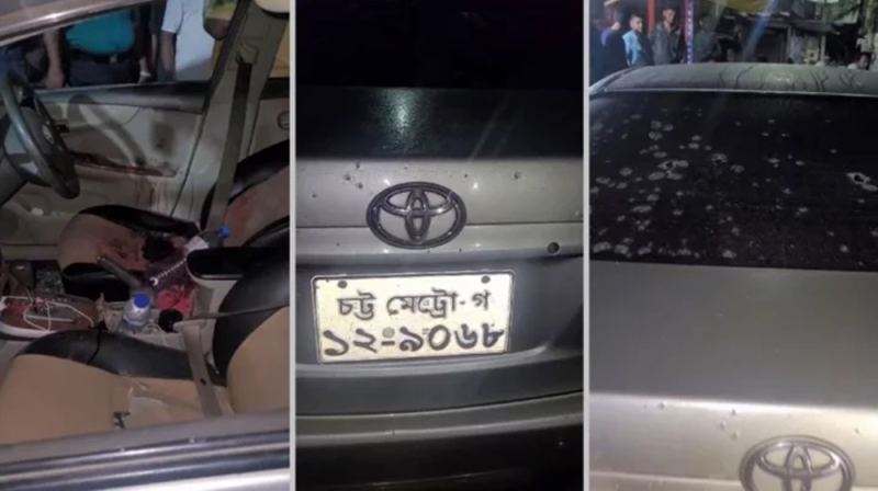 প্রাইভেট কারে ‘অতর্কিত’ গুলি, নিহত ২