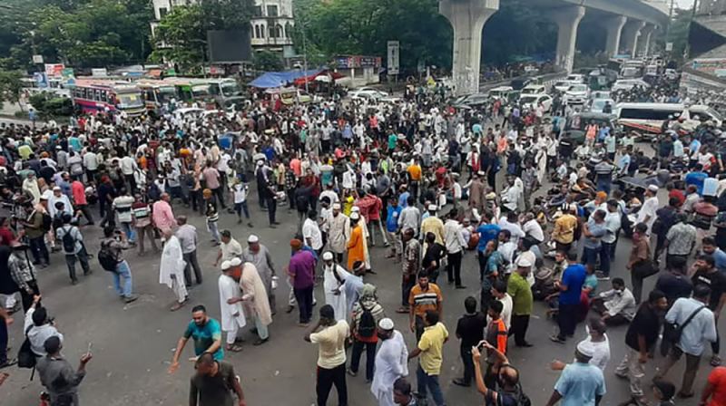 শাহবাগে বিডিআর সদস্যদের পদযাত্রায় পুলিশের বাধা