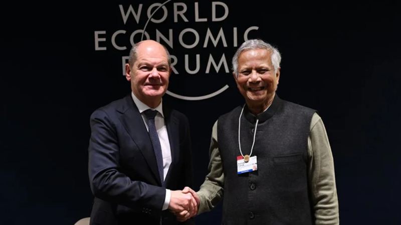 জার্মান চ্যান্সেলরের সঙ্গে প্রধান উপদেষ্টার বৈঠক