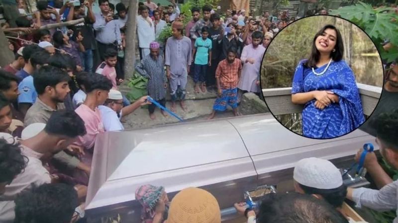 দাদা-দাদির কবরের পাশে চিরনিদ্রায় যুক্তরাষ্ট্রে নিহত বৃষ্টি