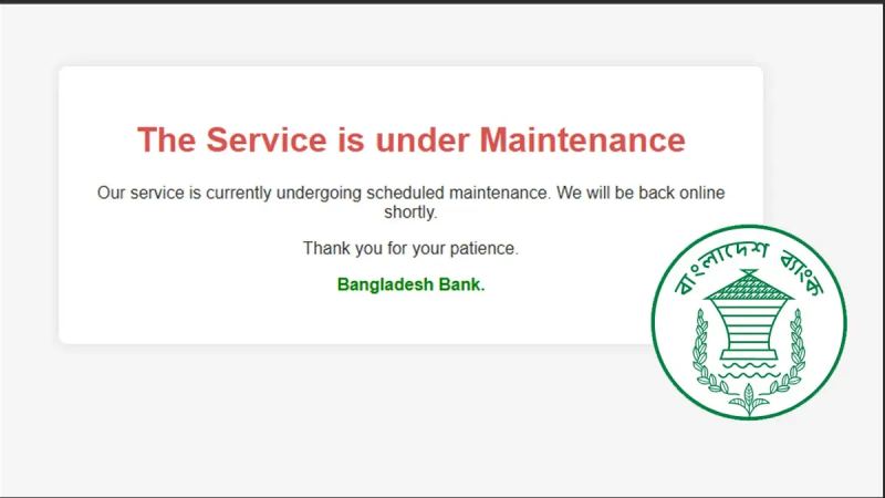 সাইবার নিরাপত্তাঝুঁকিতে বন্ধ বাংলাদেশ ব্যাংকের ওয়েবসাইট