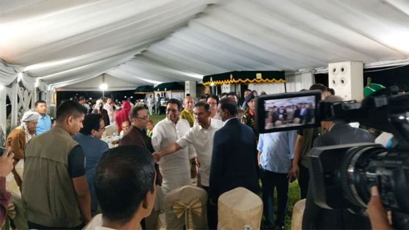 যুগপৎ আন্দোলনের শরিক নেতাদের সঙ্গে প্রধানমন্ত্রীর শুভেচ্ছা বিনিময়