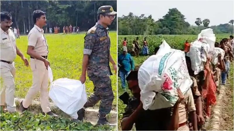 পাটখেত থেকে তৃণমূল কংগ্রেস নেতার ২ কোটি ২৪ লাখ টাকা উদ্ধার