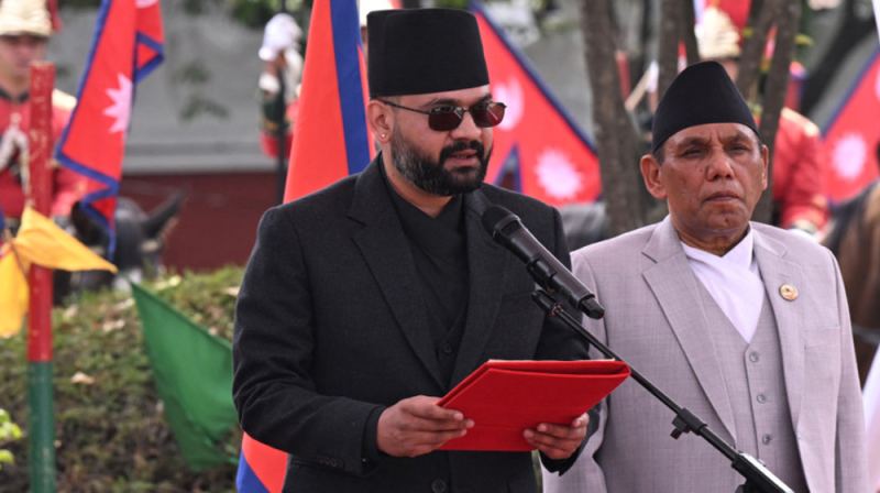 নেপালের কনিষ্ঠতম প্রধানমন্ত্রী হিসেবে বালেন শাহের শপথ গ্রহণ